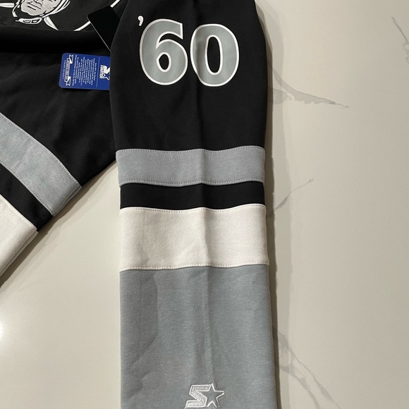 Las Vegas Raiders Starter Men’s Hockey Style Hoodie Retails For $125 - Picture 11 of 15